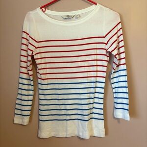 Vineyard Vines White Long Sleeve Tee